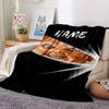 Custom Name Fiery Chucky Portrait Party Blanket For Couch Bed Plush Cozy Fuzzy Blanket Super Soft Warm Blankets For Fall And Winter 0916300