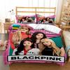 Домашний текстиль Цифровая печать Постельное белье Kpop Комбинация Blackpink Набор из трех предметов