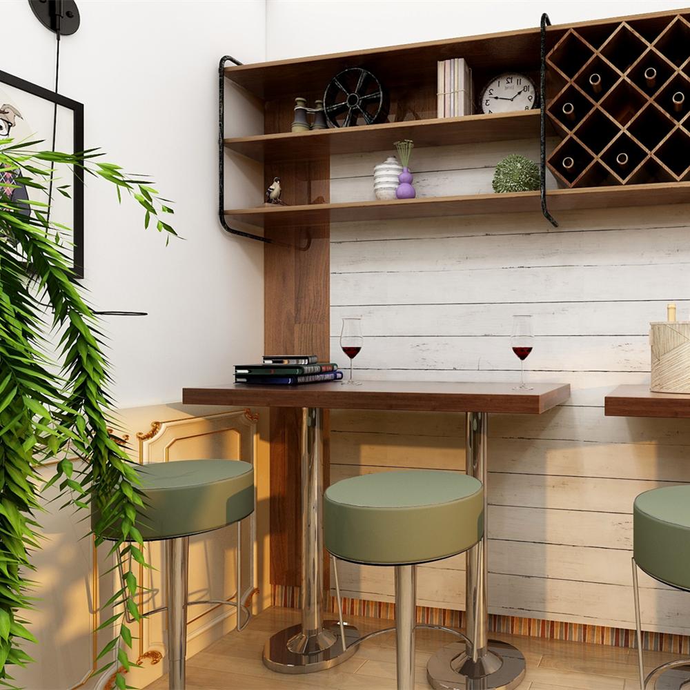 Классические Белые Серые Деревянные Бумажные Самоклеящиеся Съемные Деревянные Обои-наклейки Декоративные Наклейки для Украшения Гостиной