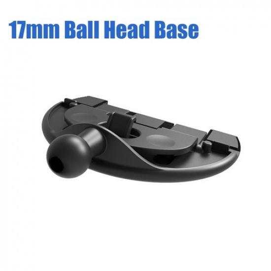 Car CD Slot Mount Cell Phone Holder 17mm Ball Head Base for GPS Phone Bracket