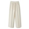 Winter Wide Leg Pants Sherpa New High Waist Casual Loose Straight Trousers for Women