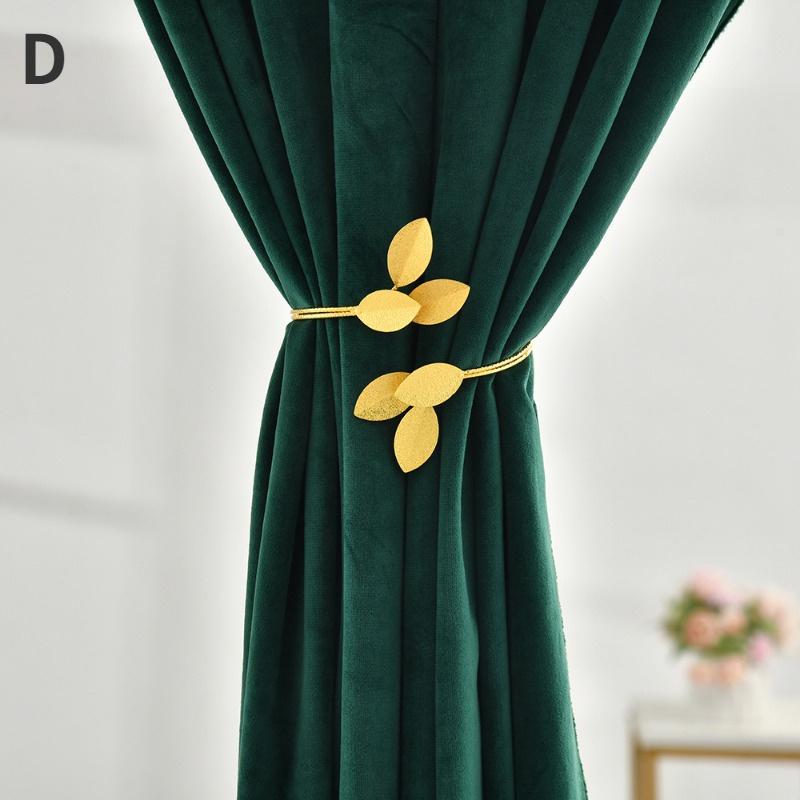Creative Non Perforated Curtain Straps Simple and Luxurious Metal Butterfly Casual Design Curtain Buckle