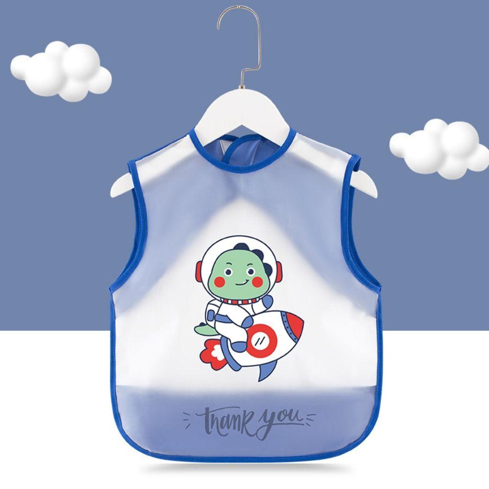 Dirt Proof Kids Apron Waterproof Sleeveless Scarf New Baby Feeding Bib  Mealtime