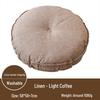Thick Round Meditation & Floor Cushion - Washable, Cozy Bay Window Seat