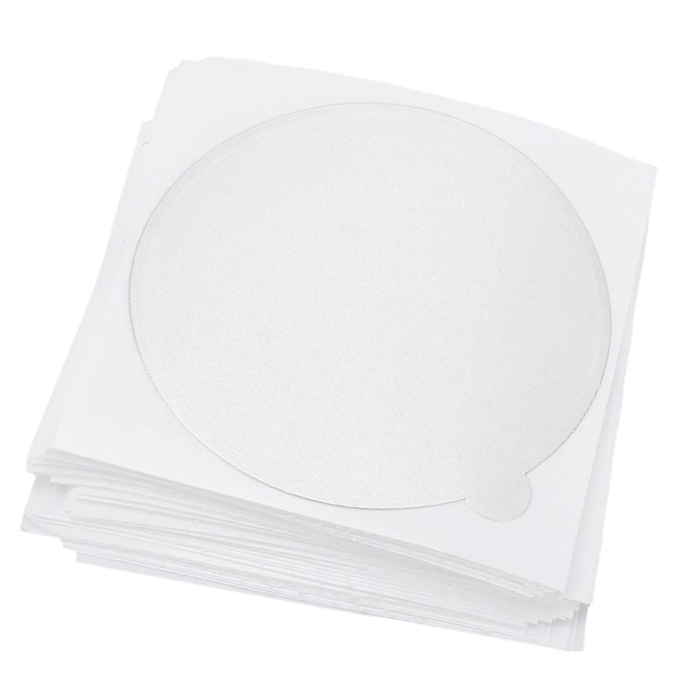 50pcs set Self Adhesive Aluminum Foil Lids Portable Aluminum Foil Sealing Stickers For Tea Cans