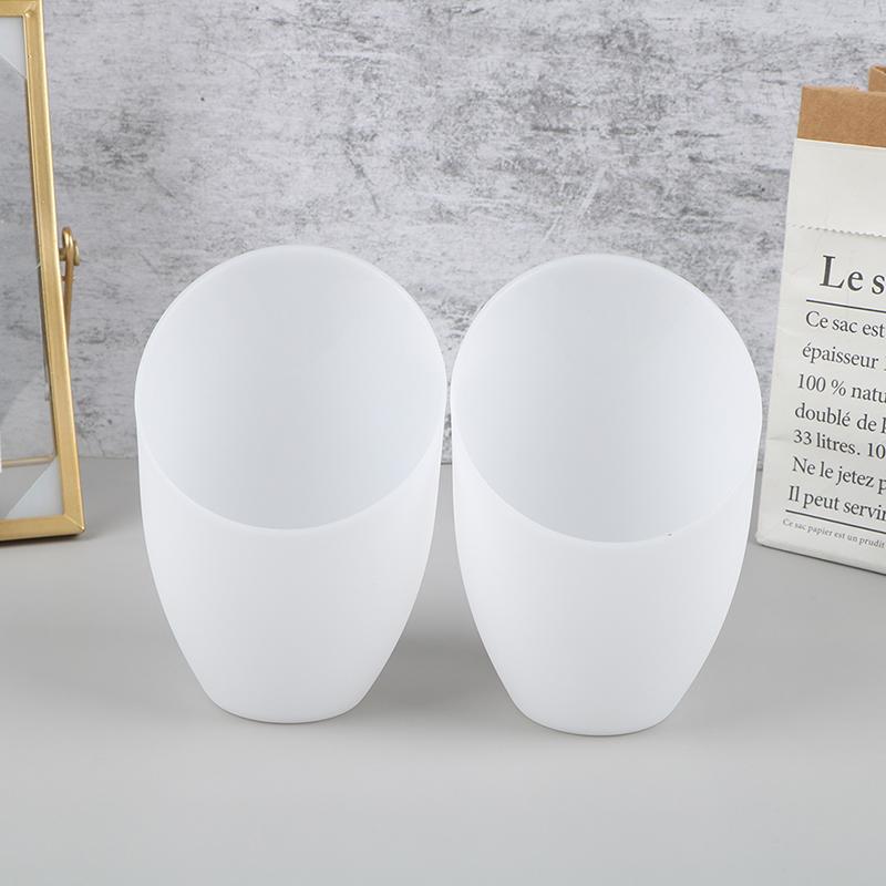 1 шт. пластиковый чехол для лампы, простой чехол для домашнего освещения, шикарный световой аксессуар, белый цвет