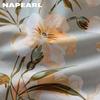 1 шт. NAPEARL Пасторальная синяя цветочная юбка для духовки с оборками, изолированное украшение, занавеска на дверцу духовки для кухни, домашний декор