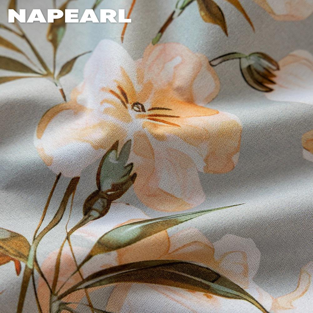 1 шт. NAPEARL Пасторальная синяя цветочная юбка для духовки с оборками, изолированное украшение, занавеска на дверцу духовки для кухни, домашний декор