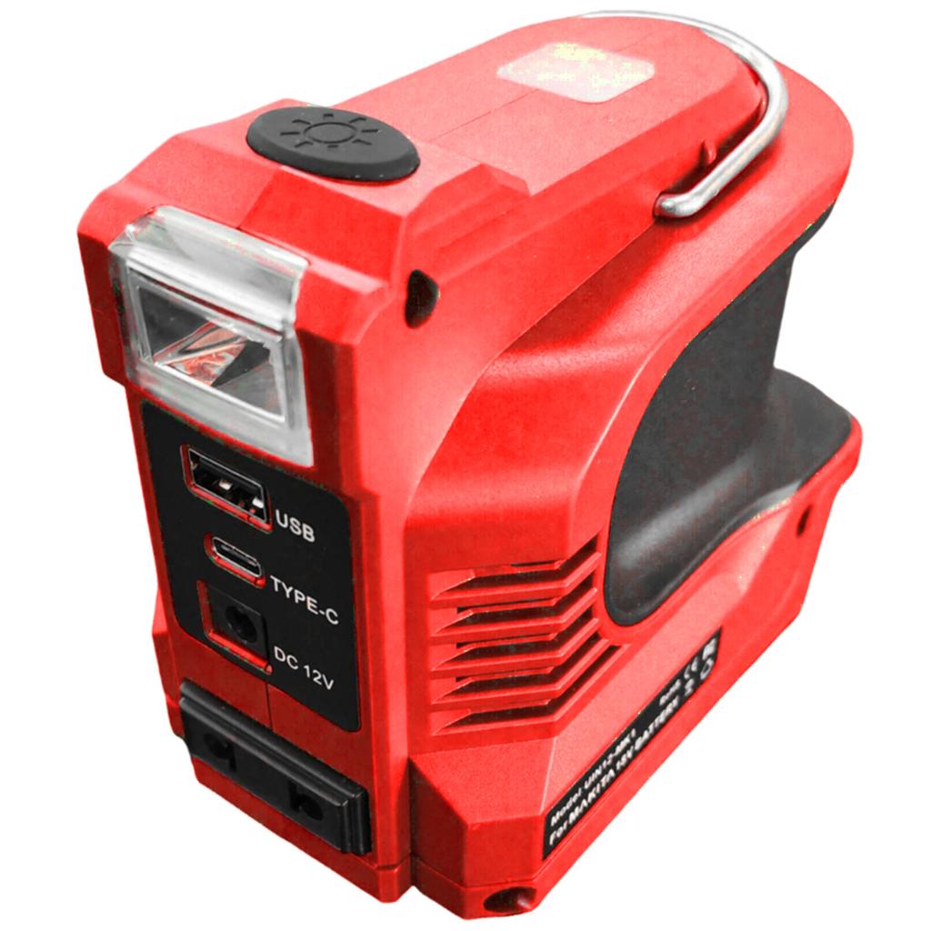 Инвертор питания 180 Вт с розеткой переменного тока и USB-портами Портативная электростанция Компактный аккумуляторный инвертор для портативного питания