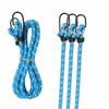 Набор из 4 прочных резиновых bungee-шнуров 140 см с крючками, эластичные ремни, растягивающиеся, высокая эластичность, эластичный шнур, упаковка, крепление