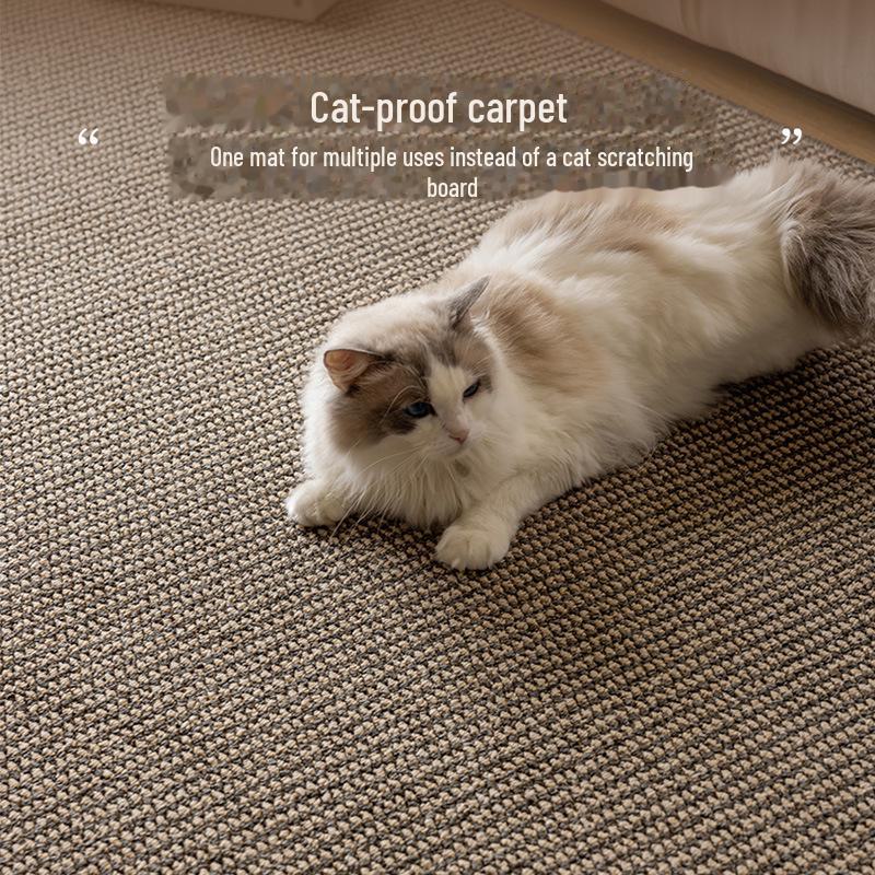 2024 Японский чайный домик Имитация сизаля Напольный коврик для гостиной, спальни и доски для кошачьих когтей