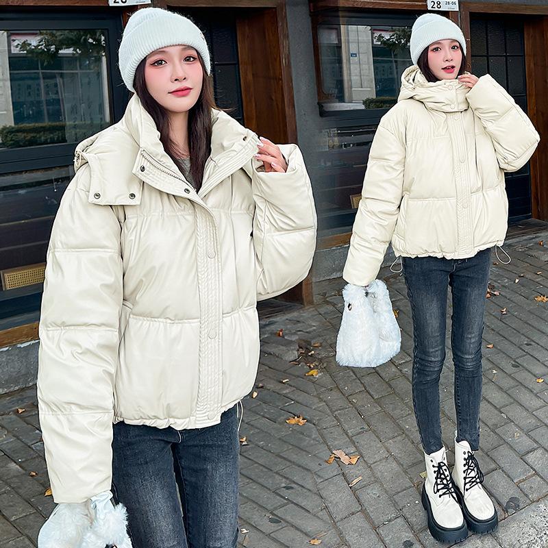 Зимняя хлопковая куртка с капюшоном для женщин, теплая утолщенная стеганая куртка, модная зимняя одежда 2025, новая хлопковая куртка высокого класса