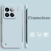 Модный тонкий безрамочный чехол для Xiaomi Mi 15 Pro 14 13 Ultra 12 Lite 11 12T 13T Poco M6 Pro X5 Redmi 14C 13 12 K80 K70 K70E Чехол Hard Scrub PC
