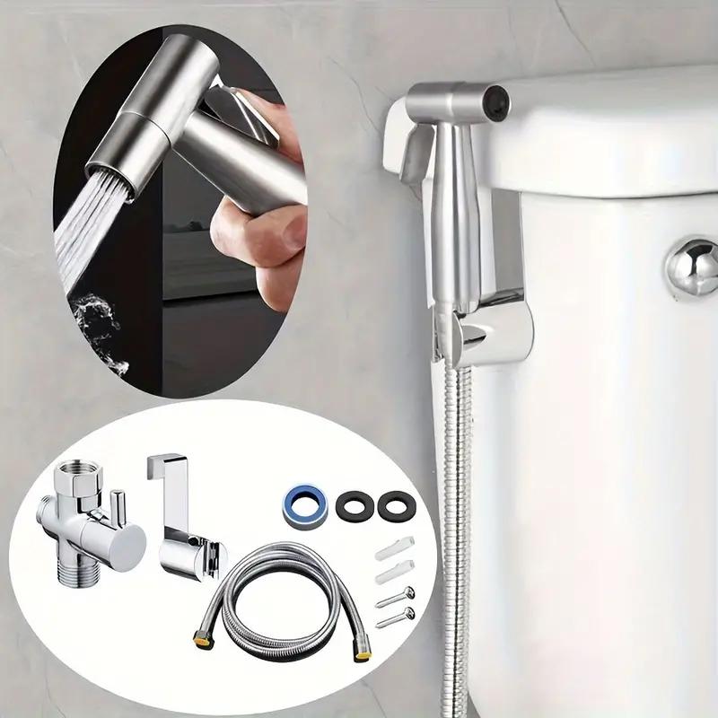 Пистолет-распылитель, ручной переносной держатель для унитаза, биде, ручной смеситель для дома, ванной комнаты, насадка для душа, самоочищающаяся