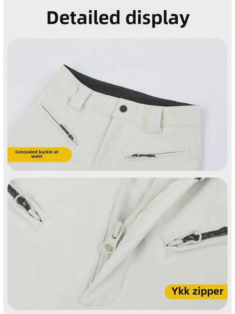 Женские водонепроницаемые лыжные брюки Double Board — зимние теплые, ветрозащитные и эластичные для занятий зимними видами спорта на открытом воздухе