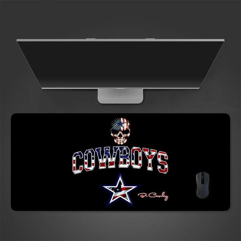 Cowboys Art Mouse Pad, Large Gaming Desk Mat, Non-slip XXL Mousepad for Laptop & Tablet, Mini PC Playmat with Stitched Edges