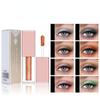 Яркие цветные тени для век жидкий макияж, удерживающий водостойкий