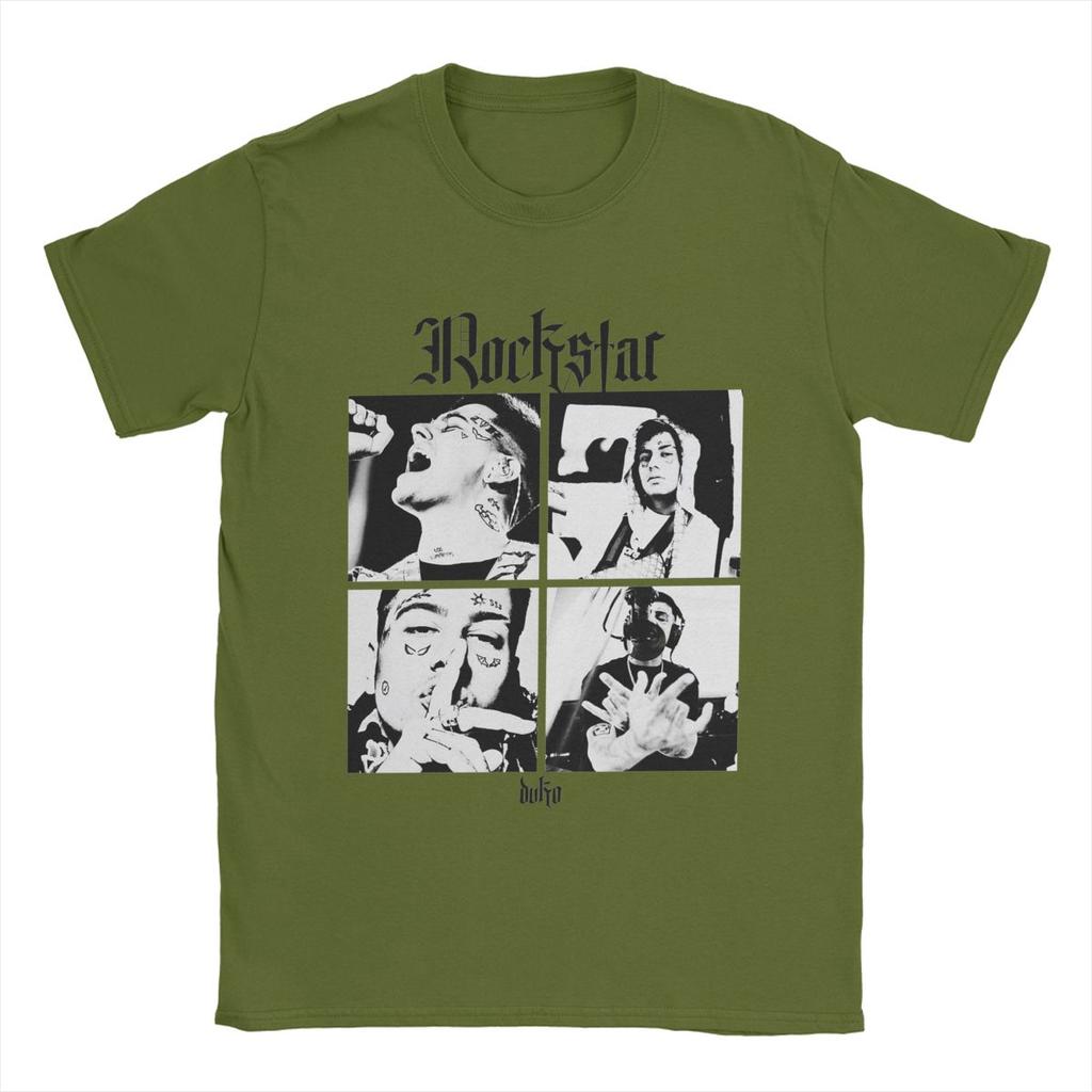 Мужские футболки с изображением рок-звезды Дуки Рэпера, хлопковые топы, юмористические футболки с коротким рукавом и круглым вырезом, уникальные футболки