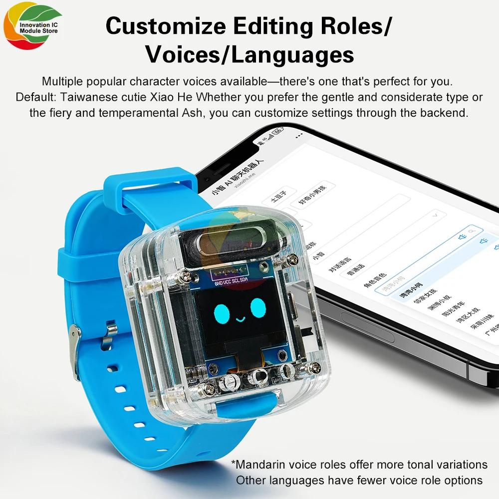 ESP11S1N16R8 Voice Development Board Module 1.96-Inch Oled Screen AI Voice Watch Artificial DIY Electronic Kit
