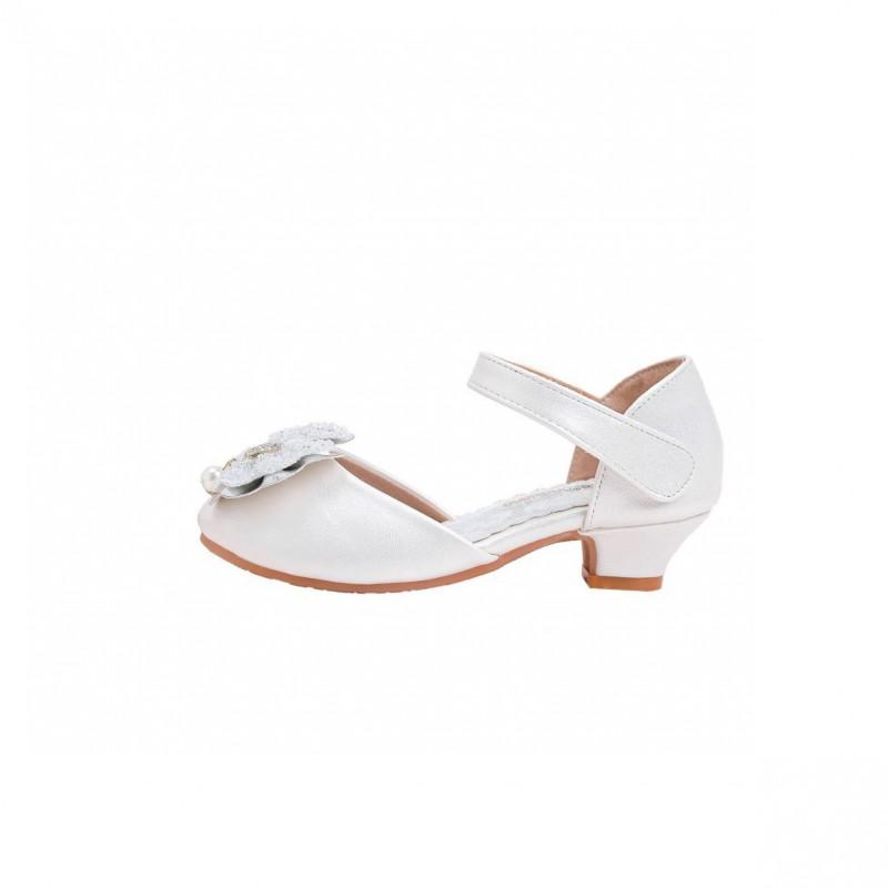 Girls Princess Sandals Kids Low-top Crystal Bow Single Shoes