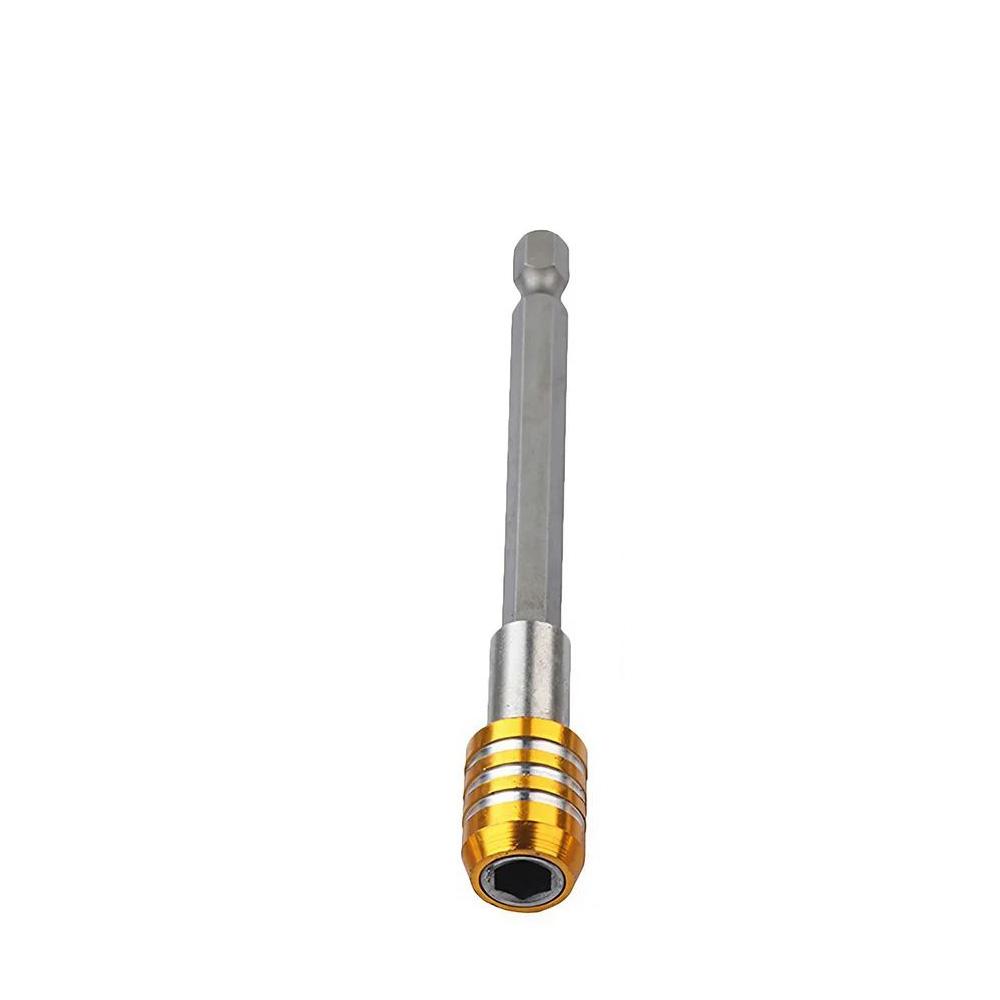 STONEGO 1/4" Quick-Connect Extension Rod - Magnetic Adapter for Hex Bit Electric Screwdrivers Fast Bit Changeover