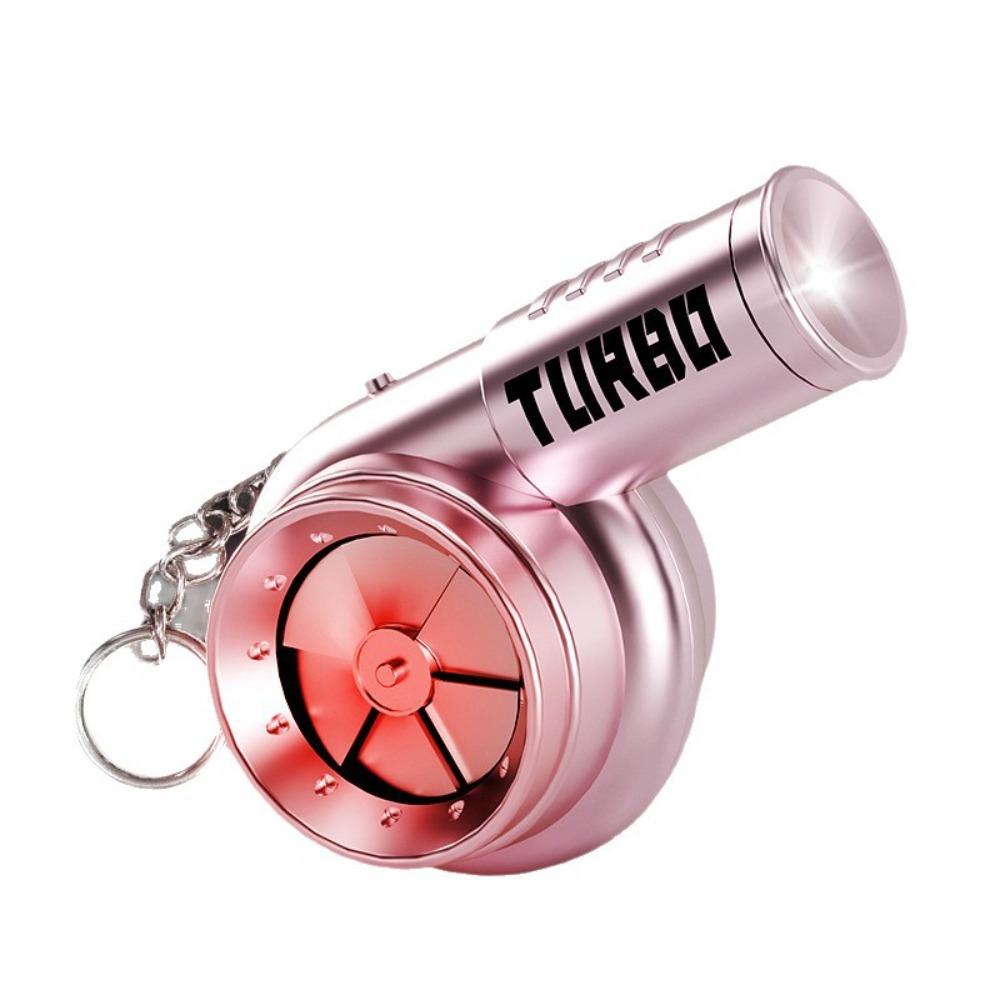 Light Torch Turbo Key Chain With Sound Simulation Turbo Toys Turbocharging Pendant Christma Gifts