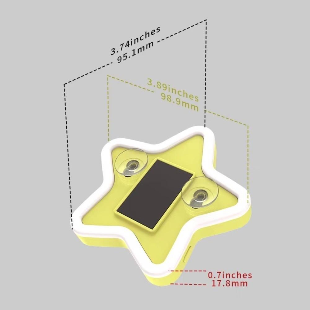Plastic Car Atmosphere Light Universal Decorative Window Light New Solar LED Light  Auto Decor