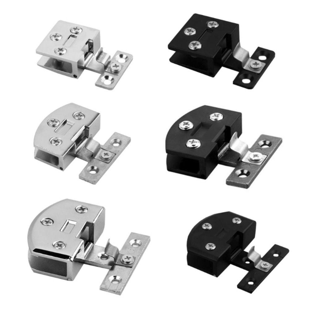 Frameless Display Cabinet Cupboard Clamp Wine Cabinet Glass Clamp Glass Hinge Glass Clip Door Hinge