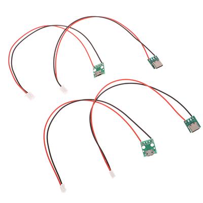 Плата Type-C с кабелем-адаптером-конвертером Micro USB на DIP-разъем (мама), плата-расширитель, плата для пайки зарядного кабеля, гнездо