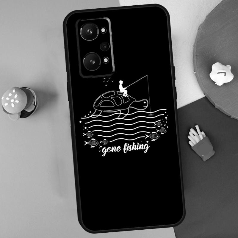 Рыбалка Карп Удочка Крючок Для Realme C55 C67 C61 C75 C53 C51 C21Y C25S GT 6 6T 5 GT7 Pro 10 11 12 13 14 Pro Plus Чехол