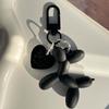 Fashion Keychain Punk Balloon Dog Keychains for Women Bag Pendant Jewelry Trinket Girl's Car Key Ring Key Chain Accessories