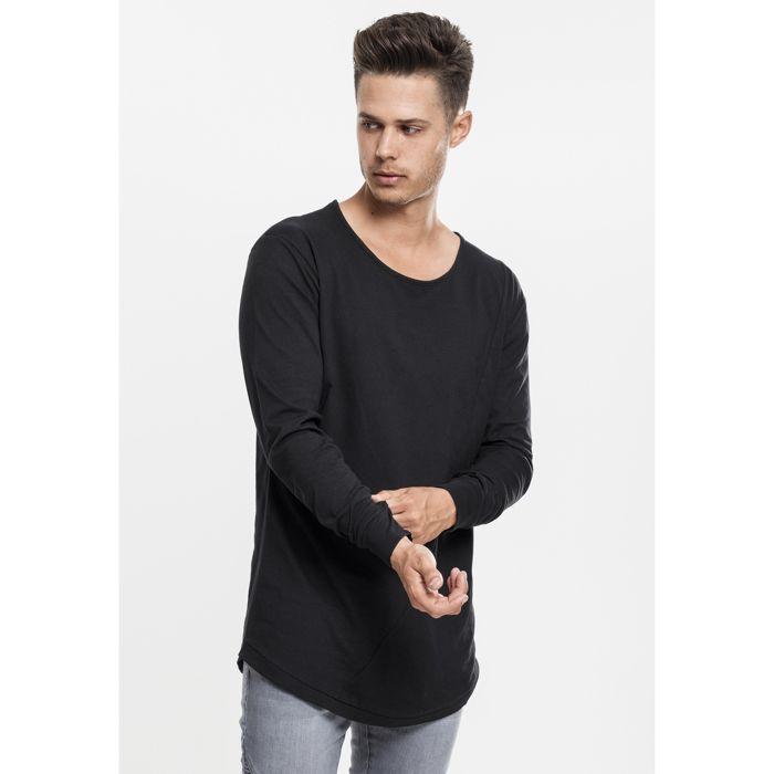 T-shirt - Urban Classic - Long Shaped - Noir - 100% Coton - Manches Longues