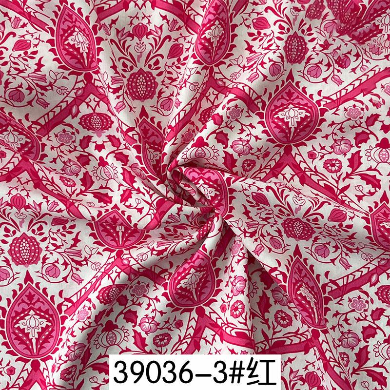 Rayon Fabric Floral Flowers Vintage Liberty Ethnic Soft Summer Pajamas Cloth Sewing Accessories By Meter cortinas jupes