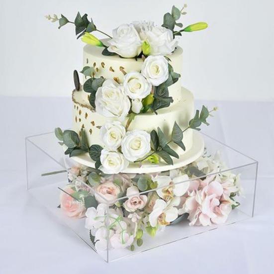 Наполняемая подставка для торта, круглая, квадратная, шестиугольная, сверхмощная свадьба?Вечеринка в честь дня рождения?Витрина для торта Держатель для ярусной витрины для торта