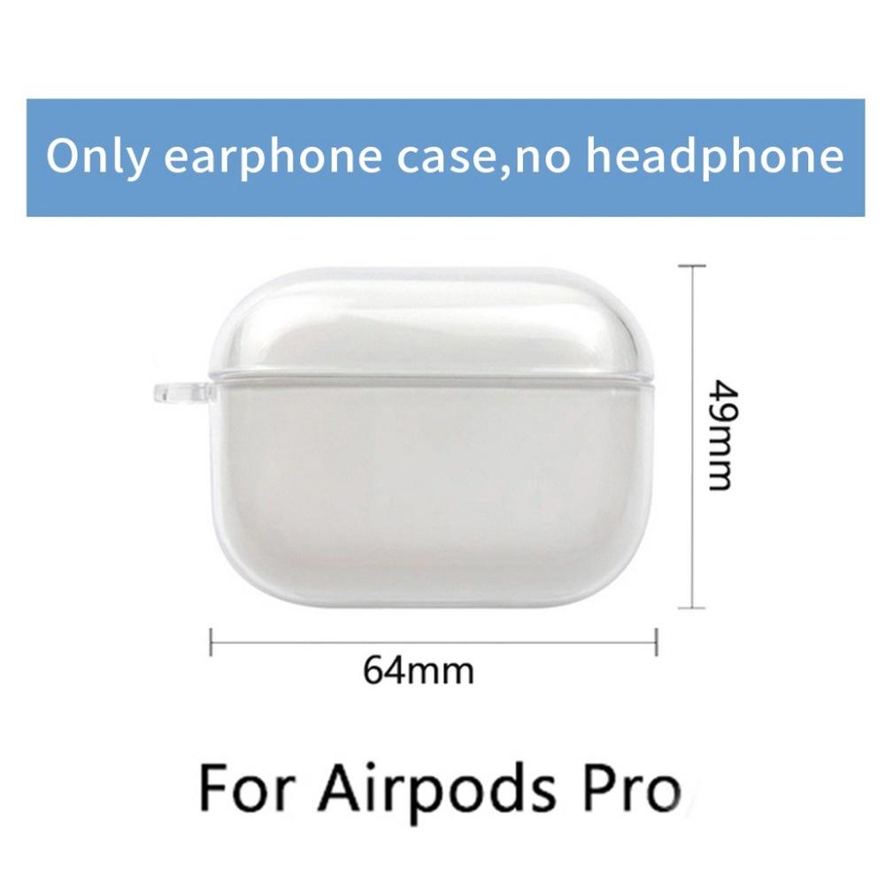 Прозрачный чехол для наушников INS для AirPods 3 Pro, мягкий защитный чехол из ТПУ для AirPods 2, чехол против падения