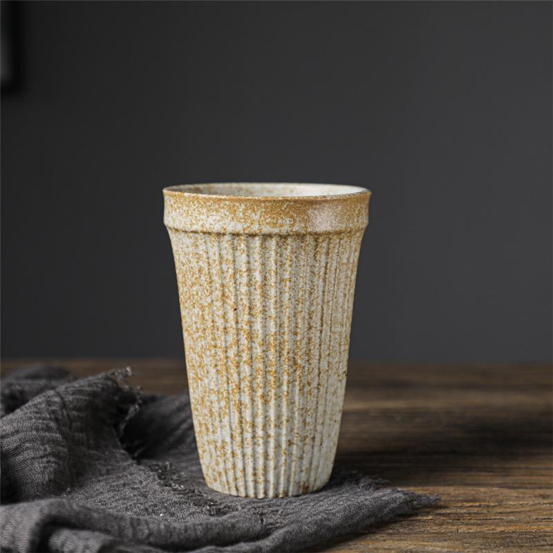 Керамическая чашка для завтрака, высококачественная пара, чашка для воды, грубая керамическая чашка для кофе, ретро-креативная чашка