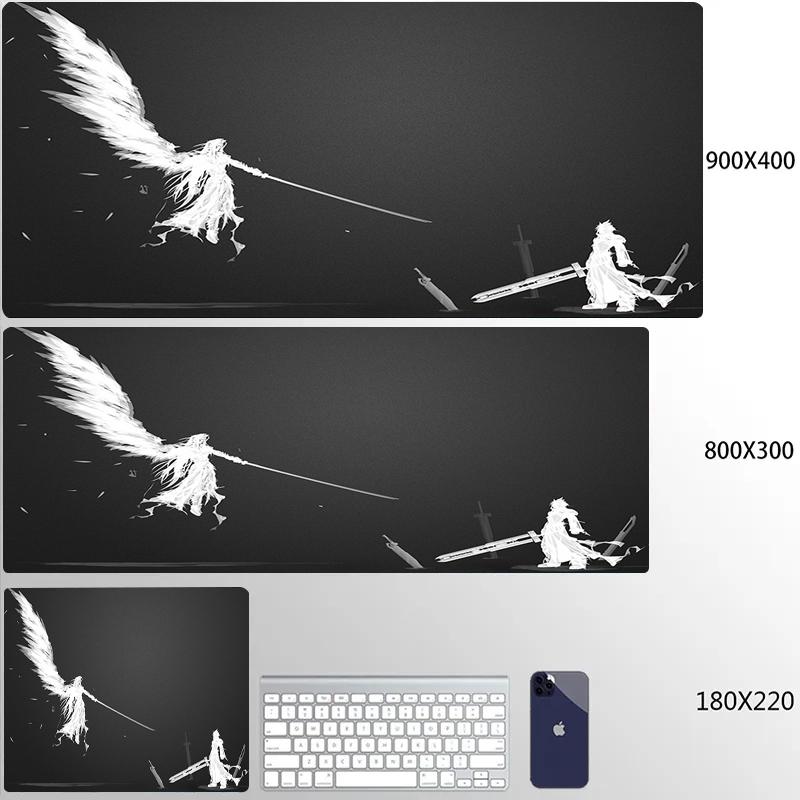 Mousepad Large Gaming Final Fantasy Mouse Pad Computer Keyboards Tablet Mat Extended Pads Offices Accessories Speed Deskmat Xxl