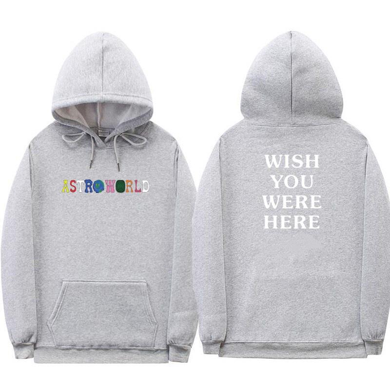 Новое поступление, модная толстовка с капюшоном, кактус Джек, толстовки в стиле хип-хоп, Astroworld, WISH YOU WERE HERE, толстовка с длинными рукавами и буквенным принтом
