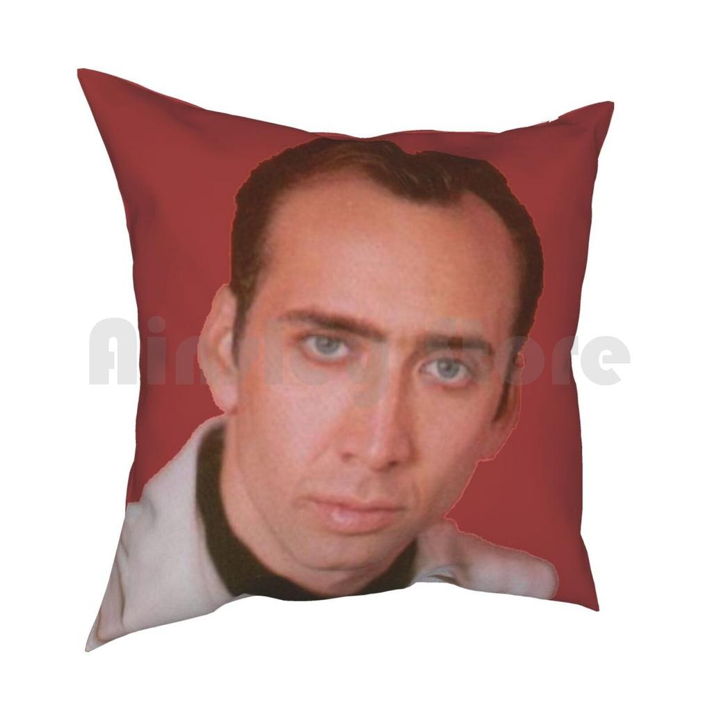 Nicolas Cage Pillow Case Printed Home Soft Throw Pillow Nicolas Cage Nicolas Cage Transparent Beauty Powerful Star
