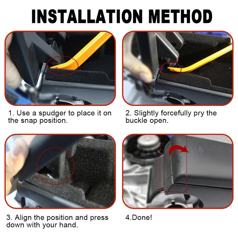 Leather Seat For Ibiza 6J 2009 2010 2011 2012 2013 2014 2015 2016 Car Center Console Armrest Cover Latch Lid Protector Cap