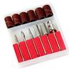 6pcs Electric Drill Manicure Head Cutter Nail Art Tool Nail Drill Bit Gel Polish Remover Set Machine