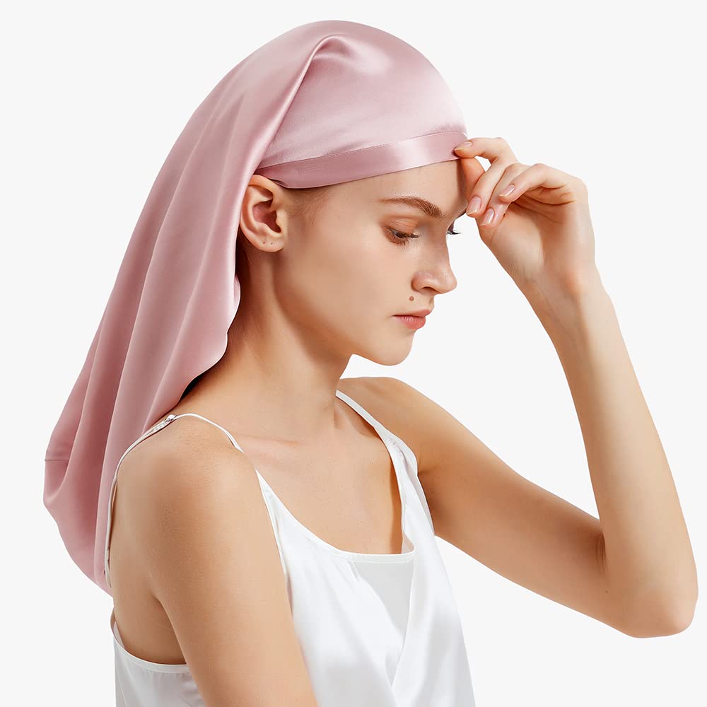 Натуральный шелк Ночь Предотвращает расщепление Увлажняет Красивый Для долгого сна Для послеродового использования [LilySilk] 100% Крышка, Концы, Волосы, Волосы, Крышка, Сон,