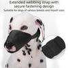 Adjustable Dog Muzzle for Biting Prevention ChewProof Breathable Pet Muzzle for Small To Large Dog Outdoor Activity