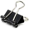 Deli 8566-6 Black Long Tail Binder Clips