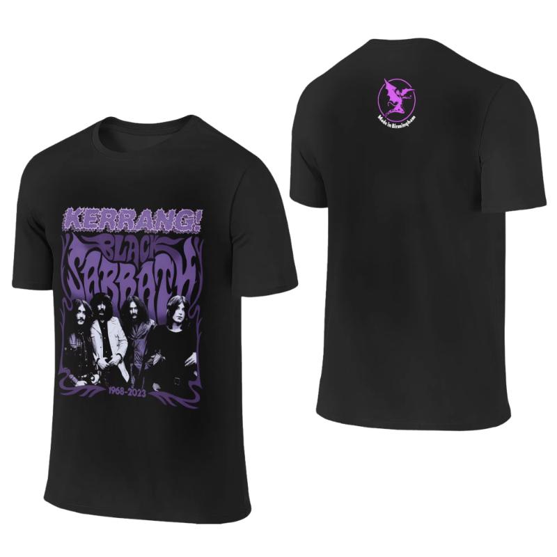 Винтажные футболки Black Sabbath и Ozzy Osbourne Back To The Beginning для мужчин, хлопковые футболки с круглым вырезом, футболки, топы