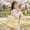 Multi-color Shoulder Bag Cream Color Crossbody Bag Fashionable Portable Tote Bag  Women