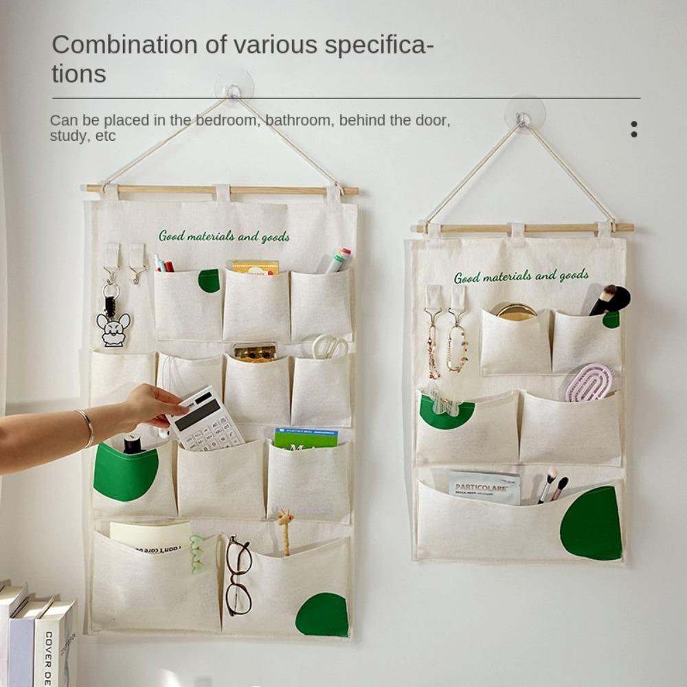 Настенный подвесной органайзер в скандинавском стиле, многофункциональный дверной карман-контейнер, дверные сумки-тоут, шкаф