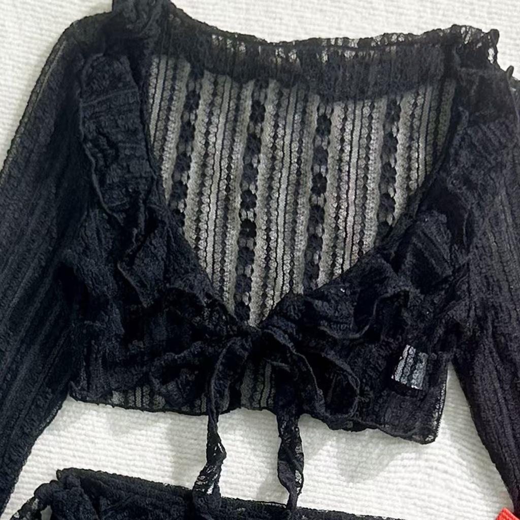 Сексуальные женские стринги однотонный набор бикини с завязками на шее сбоку купальник женский раздельный на бретельках регулируемый бразильский купальник пляжная одежда купальник бикини из четырех частей