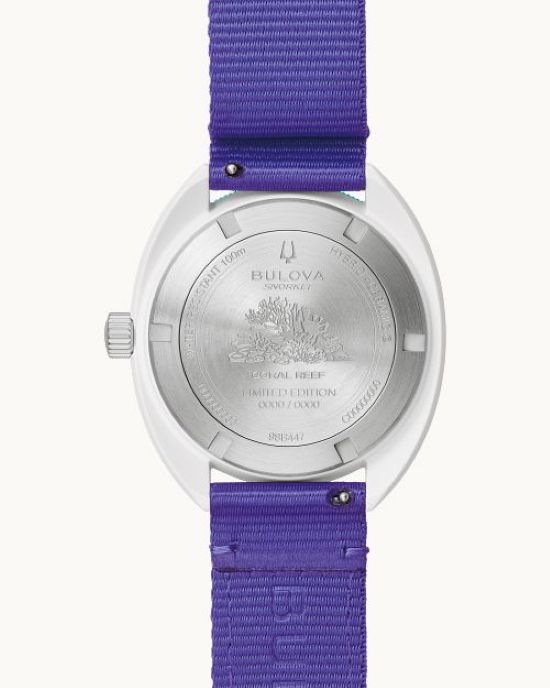 BULOVA Archive Series Snorkel Лимитированная серия Tide Коралловый риф Часы унисекс 98B447
