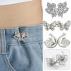 Джинсовая пуговица Регулируемые зажимы для брюк, юбок, утяжка талии, пряжка, кнопка-защелка, регулятор, пуговица-пинка, швейная фурнитура